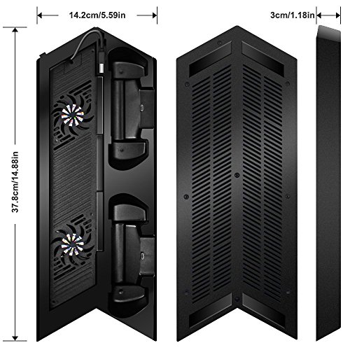 2 Vertical+Multifunctional+Playstation+Dualshock+Controllers+4