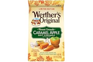 ALL CITY CANDY Werther's Original Caramel Apple Soft Harvest Caramels 8.57 oz. Bag