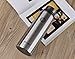 Benkii Vacuum Insulated Stainless Steel Water Bottle - 37oz / 1100 ml Wide Mouth Coffee Tea Thermos Double Walled Flask - Best Sports Hydro Canteen