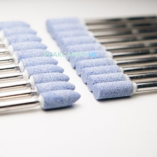 TAOSTOOLS 20-PACK (Cylinder+Cone) 3/16" Pro Enhanced Chain Saw Abrasive Grinding Sharpening Stone Replacement for Rotary Dremel 454