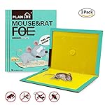 Mouse trap-Rat&Mice killer and Insect Glue Board Trap&Pre-Baited Peanut Butter Scented(3pack)-PLAN LIFE