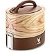Vaya Tyffyn 600 Insulated Lunch Box - Stainless Steel Leak-Resistant Food Storage Container - 100% BPA Free, Eco-Friendly & Reusable Kid's Lunch Box - 20.3 oz (2.5 cups) total capacity (Maple)
