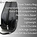 Mister Bag Leather Toiletry Bag Travel Toiletries Bag, Black