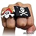 Armshield Pirate Rings for Kids 24pc Birthday Party Favors Skull Crossbone Toy Rings (24 Rings)