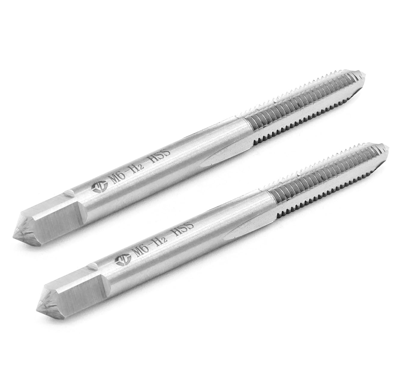 Kesiku M6*1.0 Metric Hand Thread Tap, Taper Screw Tap Set, Tapping Tool Repair Tool, 1 Pair