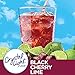 Crystal Light Sugar-Free Black Cherry Lime Zero Calories Liquid Water Enhancer 1 Count 1.62 fl oz