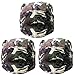 Elephant Brand Doo Rag 100% Cotton - Skull Cap Beanie for Cycling - Head Wrap Pack of 3 (Camouflage)