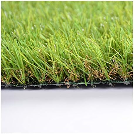 Algwxq 人工芝ラグ プラスチック芝生 低メンテナンス 草刈り 散水なし 屋内屋外合成芝マット