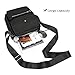 Crossbody Bag for Women, JOSEKO Multi-Pocketed Nylon Shoulder Bag Purse Travel Passport Bag Messenger Bag Black 7.87''(L) x 2.76''(W) x 10.24''(H)