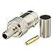 Eightwood 10pcs BNC Female Crimp RF Connector 50 ohm for RG58 RG142 LMR195 Cable