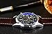 Bestpriceam Men's Luxury Fashion Blue Ray Glass Analog Quartz Brown Watch
