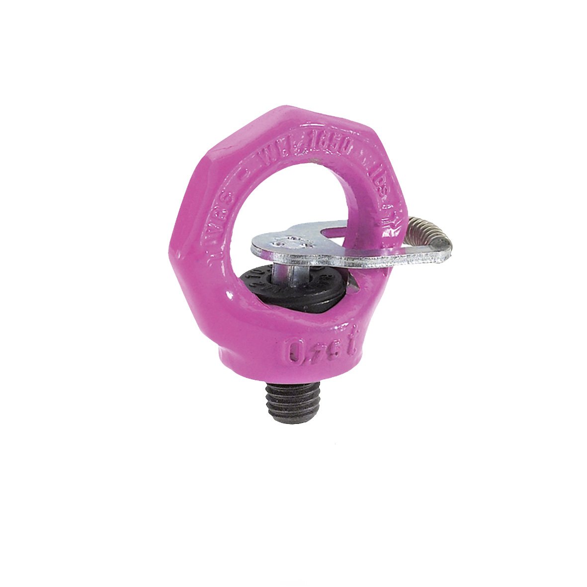 J.W. Winco 10THDB/B GN581 Safety Swivel Lifting Eye Bolt, 5/811 Thread, Steel Ring