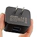 ARCHEER 17W 3.4A Dual USB Port Wall Charger Adapter for Smartphones and Tablets, Black, 2-Pack