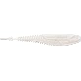 CrushCity Freeloader Soft Plastic Swimbait Minnow, Natural Swimming Action for Jig Heads &amp; Multi-Species Bass Fishing, 4-1/4", Pearl White