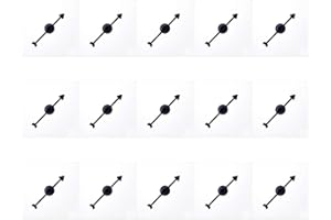 LEASCREW Lohoee 15Pcs Transparent Spinners Math Game Spinner with Rotating Arrow for Party Games and Teaching Using