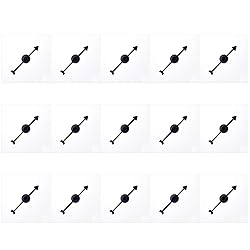 Lohoee 15Pcs Transparent Spinners Math Game Spinner