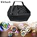 Virhuck Professional Automatic Bubble Machine, Portable Electric Bubble Maker Bubble Blower Machine with High Output, Outdoor Indoor Activities Wedding, Birthday, Dance, Parties, Stage Show