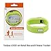 Fitness Tracker,Teslasz Bluetooth 4.0 Sleep Monitor Calorie Counter Pedometer Sport Activity Tracker for Android and IOS Smart Phone,Green