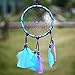 Dremisland Blue and Purple Dream Catcher Car Hanging with Feathers Wall Hanging Decoration Ornament for Wall Hanging