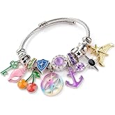 GZLXS KPop for Katseye Merch Bracelet for Women, Charm Bracelets with Beads and Adjustable Inspired Friendship Bracelets Gifts for Women, Fans