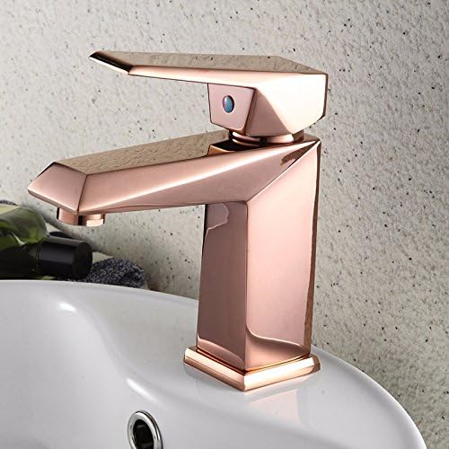 Basin faucet rose gold taps mixed water environmental protection