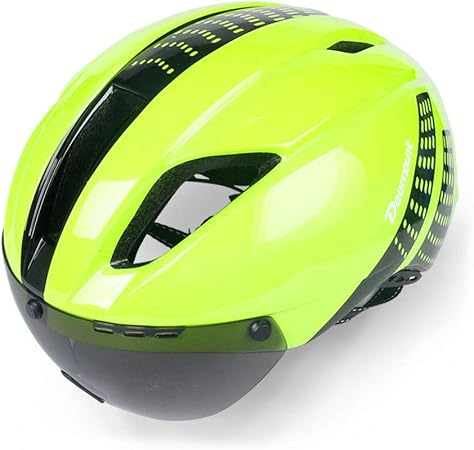 Licyen Bick Casco Bicicleta Con Visera Casco De Bicicleta Gafas Magneticas Desmontables Visera Solar Senoras Hombres Proteccion Y Ventilacion De Seguridad For Adultos Ajustables Amazon Es Hogar