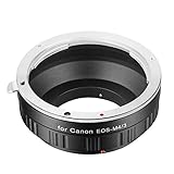 Neewer Lens Adapter for Canon EOS EF Lens to M/43 Micro Four Thirds System Camera, M/43 Micro Four Thirds System Camera such as G1 G2 G3, GF6, GX2, E-P1, and More