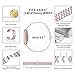 Wearlizer Stainless Steel Band Compatible for Fitbit Versa/Versa 2/Versa Lite Bands Women Men,Ultra-Thin Lightweight Replacement Band Strap Bracelet Compatible for Fitbit Versa (RoseGold+Silver)