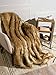 Best Home Fashion Platinum Frost Fox Faux Fur Full Throw Blanket - 58