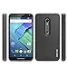 Motorola Moto X Pure Case, OMOTON High Impact Resistant Fully Protective Dual Layer Case with [Soft TPU Interior] [Durable PC Exterior] [Fashion Design], Black