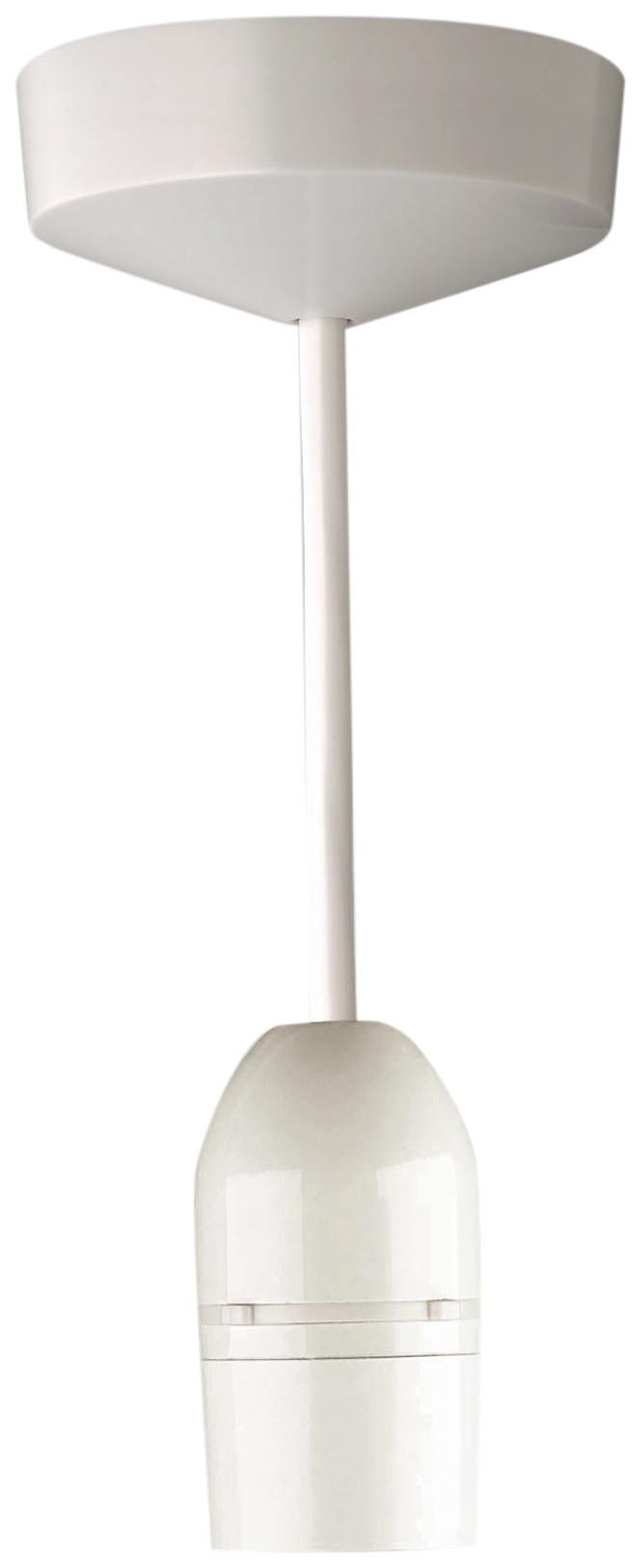 MK Ceiling Accessories 1146 WHI Plug and Shockguard Pendant Set White