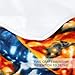 BlessLiving Basketball Bedding for Boys or Girls, 3D Shooting a Basketball, Red Flames and Blue Water, 3 Piece Sports Duvet Cover (Twin)