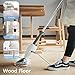 LIGHT 'N' EASY Steam Mop, Floor Steamers for Hardwood and Tile,Lightweight Steam Mops for Laminate Floor,Carpet Steamer,Wood Floor Mop Steam Cleaners,S3101