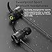 [2017 New Design ] Pkman™ Magnetic Bluetooth Headset, Wireless Bluetooth Earbuds/Earphones/ Headphones with Mic, CVC6.0 Noise Cancelling, Secure Fit for Sports [ Running / Gym / Sweatproof ]