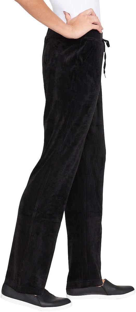 Gloria Vanderbilt Ladies' Jemma Ultra Soft Velour Pants: Clothing