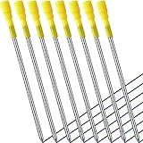 Hestya 24 Pieces 3.2 Inches Ballpoint Pen Refills for Big Diamond and Crystal Pen (Black and Blue)