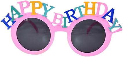 birthday party glasses