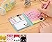 ONOR-Tech 2 x Lovely Cute Rabbit Cartoon 6 Fold N Times Note Bookmarker Sticky Notes Memo Note for Women, Girl as a Gift