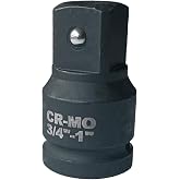 PANSHIYON 3/4" Drive to 1" Impact Socket Adapter Heavy Duty Reducer | Use larger 1 inch sockets with your 3/4 inch driver for auto construction