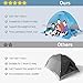 Glymnis Pop Up Beach Tent Sun Shelter Beach Shade Tent with Portable Sun Shade UPF 50 for Outdoor Activities Beach Traveling Blue