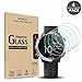 (4 Pack) Tempered Glass Screen Protector for Garmin Forerunner 645, AKWOX [0.33mm 2.5D High Definition 9H][Anti-Scratch] Premium Clear Screen Protector