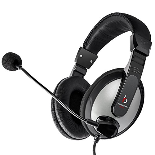 Etekcity Professional Lightweight Wired Over Ear Stereo PC Headset