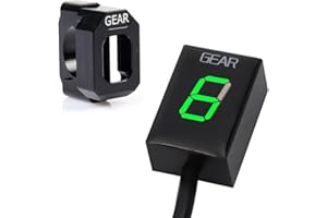 MOQIAOSEIKO with Bracket Waterproof Motorcycle Gear Indicator Compatible with Honda CBR600F CBR1000R CBR300R CB500F CB600F CBR500R CBR600RR CB300F CMX500 NC700S NC700X