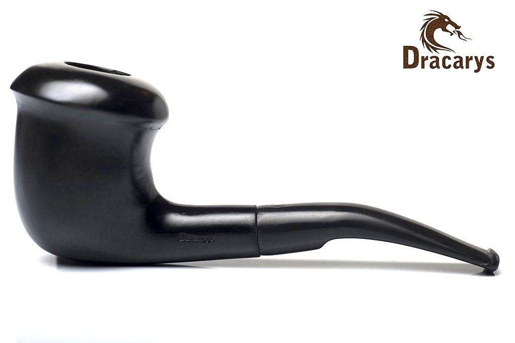 Dracarys Pipes Sherlock Holmes Style Wood Tobacco Smoking Pipe Unique Design w Pouch