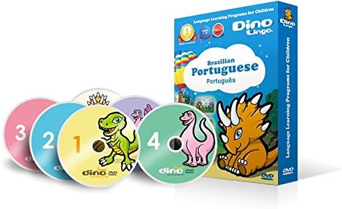 Portuguese DVDs for children - Learn Portuguese for kids DVD Set (6 DVDs)