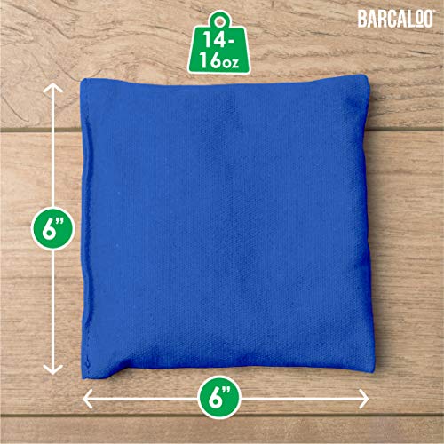 Barcaloo Cornhole Bean Bags Set of 8 Weather Resistant Duck Cloth