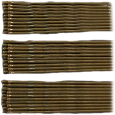 Useful Pack Of 30 Brown Extra Long 6 5cm Kirby Grips For Hair