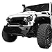 u-Box Front Gladiator Vader Grille in Gloss Black & Painted White 2007-2017 Jeep Wrangler JK & Wrangler Unlimited (W7 Paint Code,Bright White)