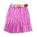 Zilong 12 Pack Elastic Hawaiian Grass Hula Skirt Dance Dresses luau Party Favors