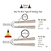 Double Barrel Filter Glass Tips - Cigarette Holder Tip Reusable 2 Sizes Smooth Smoke Flow & FITS All Cones King Size Cone Loader Funnel Filling Machine Convenient & Easy.